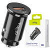 Allity nabíjačka do auta ACC-100-30WAC 1x USB-C 1x USB-A 30W čierna
