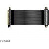 AKASA kabel RISER BLACK X2 Premium PCIe 3.0 x 16 Riser, 20cm AK-CBPE01-20B