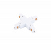 Kolajnicové led svietidla - Nowodvorski WHITE CROSS CONNECTOR Power X 8701 (Nowodvorski WHITE CROSS CONNECTOR Power X 8701)