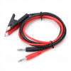 2 KS KÁBLE PRE MULTIMETER MERACIE VODIČE SONDY BANÁNIKY