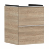 Hansgrohe Xelu Q skrinka 48x49.5x60.5 cm závesná kúpeľňová skrinka pod umývadlo biela-dub 54021700
