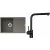Set Sinks G12354 (dřez Ultima 790 Truffle 54 + baterie Elka Černá matná)