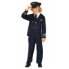 Kostým pre chlapca- Pilotný kostým Giirca 128 (Pilotný kostým kapitán Navy Blue Profession 129-144 cm)