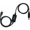 PremiumCord ku2rep10ab USB 2.0 repeater a propojovací A/M-B/M, 10m (ku2rep10ab)