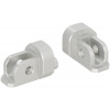 SW MOTECH Mounting kit pre EVO footrest Silver. Honda CRF1100L Africa Twin / Adv Sports