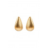 Marc Malone Luxusné pozlátené náušnice Amara Gold Earrings MCE250264G