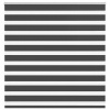 Roleta Zebra čierna 150 x 100 cm Šírka tkaniny Polyester