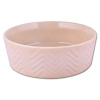 Keramická miska Zig Zag 18cm piesková 1,2l