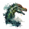 CUKROVÁ TLAČ jedlý obrázok na tortu Cukrová hmota Dinosaurus T-rex Rozprávka 7 + MENO