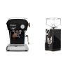 Ascaso Dream PID, Dark Black + Eureka Mignon Turbo, CR black