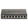 D-Link DGS-1100-08V2 sieťový prepínač Riadený L2 Gigabit Ethernet (10/100/1000) Čierna (DGS-1100-08V2)