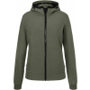 James & Nicholson | JN 1145, Dámska 2-vrstvová softshell bunda, zelená - camouflage, XS