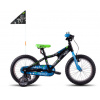 Ghost Powerkid 16 2025 Black-blue Veľkosť rámu: 9,5
