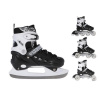 Nils NH10905 Čierne detské korčule 4v1 - S (EU 31-34)