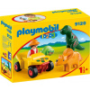 Playmobil Playmobil 9120 Lovec dinosaurov na štvorkolke (1.2.3)