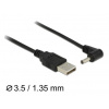 Delock Cable USB Power > DC 3.5 x 1.35 mm Male 90° 1.5 m 83577