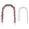 Pergola na kŕmenie rastlín 140x38x240cm - tmavozelená Pepita