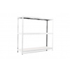 Policový regál Trestles RH 1500x1200x500, nosnosť 1050 kg, 3 police Farba: pozink, Typ police: biela HDF 5 mm