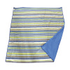 Pikniková deka SPRING 150 x 150 cm nepremokavá pruhovaná modrá