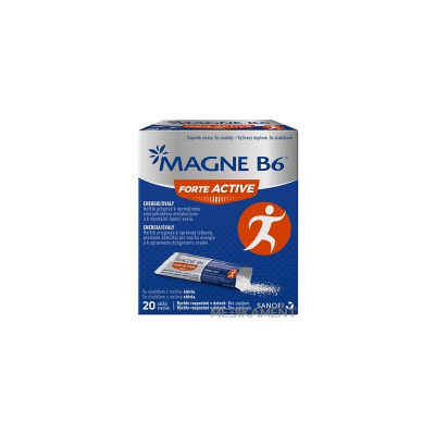 Magne B6 Forte Active prášok vo vrecúškach 20 ks