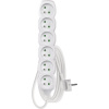 EMOS Prodlužovací přívod 6Z/2m 3680W,PVC,bílá 1902060200