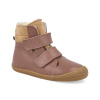 Koel Koel4kids Demil Napa Wool Old Rose zimné barefoot topánky