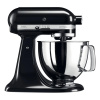 KitchenAid Artisan 5KSM125EOB Kuchyňský robot - 10 rychlostí, planetární systém, celokovová konstrukce, lesklá černá 5KSM125EOB