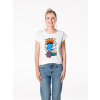 CityZen - PECKOVÁ Dámske tričko ALTA biele Pop-Art 38