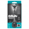Gillette Mach3 Charcoal Holiaci Strojček pre Mužov, 1 Holiaci Strojček 6 Náhradných Holiacich Hlavíc