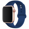 Silikonový náramek pro Apple Watch 45mm (44,42mm) Farba: Modrá