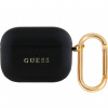 Guess Grained Classic Logo obal s karabínou pre AirPods 3 - čierny 57983122190 - možnosť vrátiť tovar ZADARMO do 30tich dní