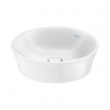 Duravit White Tulip - Umývadlo, priemer 50 cm, bez otvoru na batériu, biela 2365500070