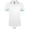 SOL's Collection SOL'S | Pasadena Men Pánske piqué polo_25.0577 Farba: white/aqua, Veľkosť: L