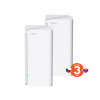 Tenda Nova MX15 Pro (2-pack) WiFi 6 AX5400 Mesh Gigabit systém, 6x GLAN/GWAN, WPA3, VPN, CZ app 75012011