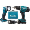 Aku vŕtačka Makita DDF453SYEL 18V 2x1,5Ah + Makita akusvietidlo (88381839839)