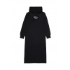 Dievčenské bavlnené šaty Diesel DYLA DRESS čierna farba, mini, oversize, J02426 156