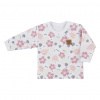 Dojčenské tričko s dlhým rukávom Koala Flowers - 74 , Ružová