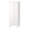 Duravit L-Cube - Skrinka vysoká 132x50x36 cm, pravá, lesklá biela LC1179R2222