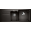 Blanco Naya 8 S granitový drez 116x50 cm čierna 525946