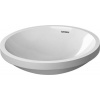 Duravit Architec umývadlo 42x42 cm okrúhly podpultové umývadlo biela 0319420000