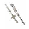 Ruženec (R126) Benediktínsky - strieborný