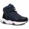 Členkové topánky BARTEK pre chlapcov, tmavomodré, veľkosť veľ. 37