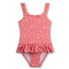 Detské plavky - Jeden -kus Sahonta Outfit 98 Pink (SALESTA PINK PRINT 98 ZFC plavky)