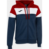 Joma Dámska mikina CREW IV HOODIE JACKET DARK NAVY-RED Veľkosť: 2XS