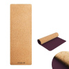 Spokey SAVASANA Korková podložka na jógu, 180x60x0,4cm, hnedá