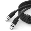 Orico CDX 60W 3A napájanie USB-C - USB-C 1m kábel - čierny (Orico CDX 60W 3A napájanie USB-C - USB-C 1m kábel - čierny)