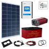 Solárny FV ostrovný systém OFFGRID DC12V SP115Wp/RD10A/AG100Ah/M3/4 DUO uBASIC12-CAR (uBASIC12-CARAVAN-4M-DUO: Konfigurovateľný pevný solárny FV ostrovný komplet OFF-GRID, Spotreba: MIKRO spotreba el.