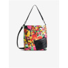 DESIGUAL WOMEN'S BAG BLACK čierna | biela | oranžová | zelená | žltá | ružová | viacfarená One size DESIGUAL 8445110323908