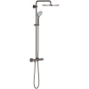 GROHE Euphoria nástenný sprchový systém s termostatom, horná sprcha 1jet priemer 310 mm, ručná sprcha 3jet, tmavý grafit, 26075A00
