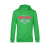 Superfutbal Mikina s kapucňou Die Beste Mannschaft, zelená Veľkosť: XS